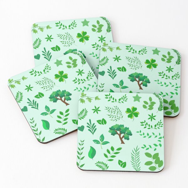 Item preview, Green Botanical Pattern – Nature Aesthetic Design for Calm Decor and Thoughtful Gifts designed and sold by katerin17.