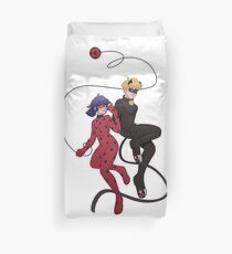 Marienkäfer und Chat Noir Bettbezug