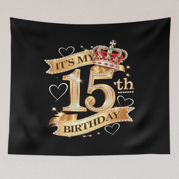 Item preview, It's My 15th Birthday, 15 Years Old, 15th Birthday Queen  designed and sold by MythWoot.