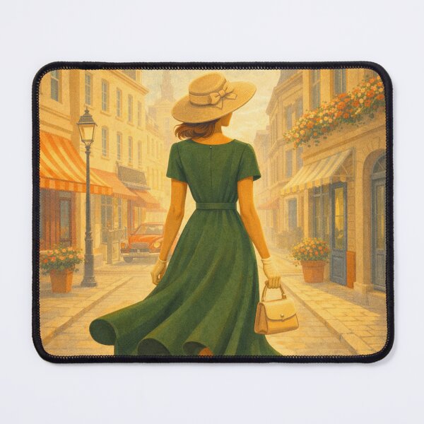 Item preview, Green Light Between Flowered Walls designed and sold by MIArt Studio.