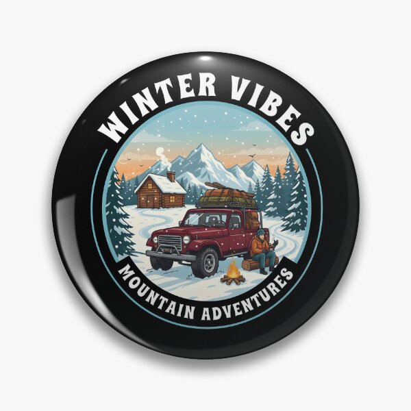Item preview, Winter Vibes – Mountain Adventures Outdoor Travel Design designed and sold by Axivra.