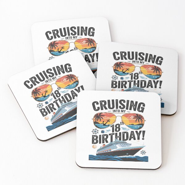 Item preview, Cruising Into My 18th Birthday Family Cruise 18 Birthday  designed and sold by PowAcademy.