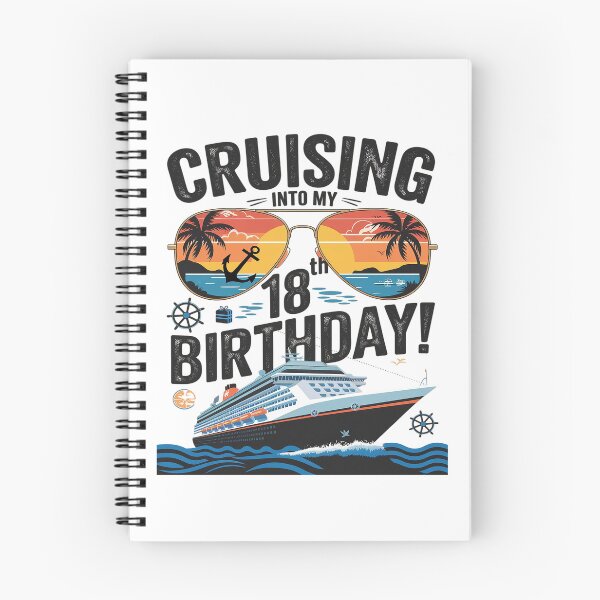 Item preview, Cruising Into My 18th Birthday Family Cruise 18 Birthday  designed and sold by PowAcademy.