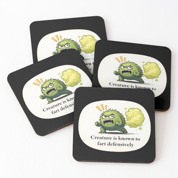 Item preview, Creature is known to Fart Defensively  designed and sold by ChaosEmporium.