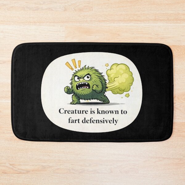 Item preview, Creature is known to Fart Defensively  designed and sold by ChaosEmporium.