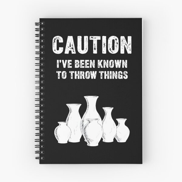 Item preview, Caution I've Been Known To Throw Things designed and sold by DoodleUrban.