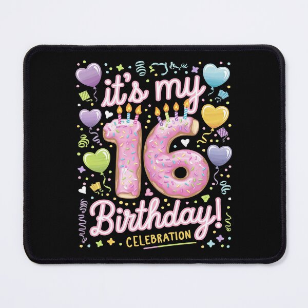 Item preview, It's My 16th Birthday Doughnut Happy 16 Years Old Girl Kids designed and sold by MythWoot.