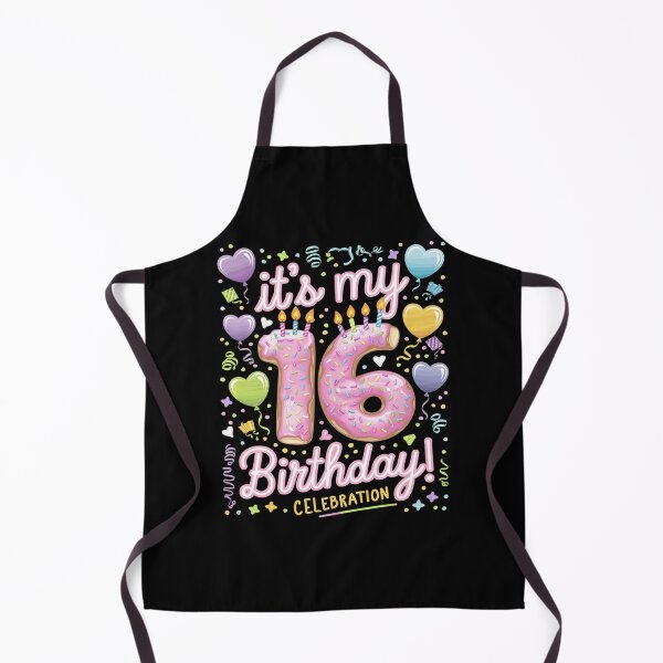Item preview, It's My 16th Birthday Doughnut Happy 16 Years Old Girl Kids designed and sold by MythWoot.