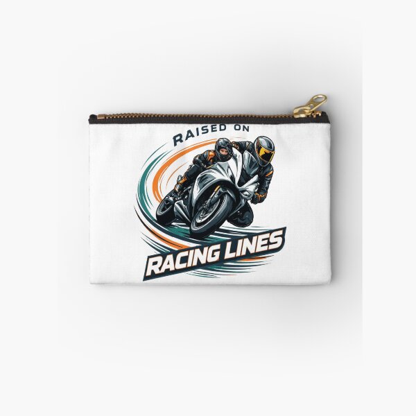Item preview, Raised on Racing Lines – Performance Motorcycle & Track Rider T-Shirt designed and sold by RMTrendy.