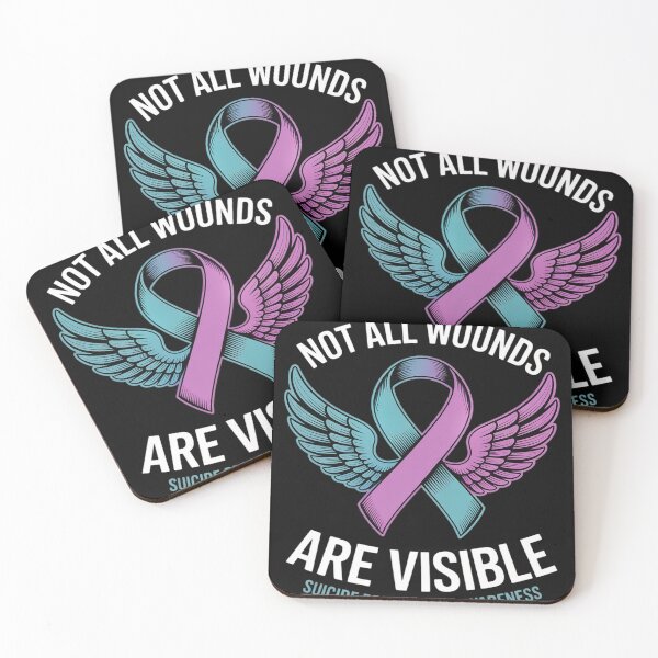 Item preview, Not All Wounds Are Visible Suicide Awareness designed and sold by trinfhri.