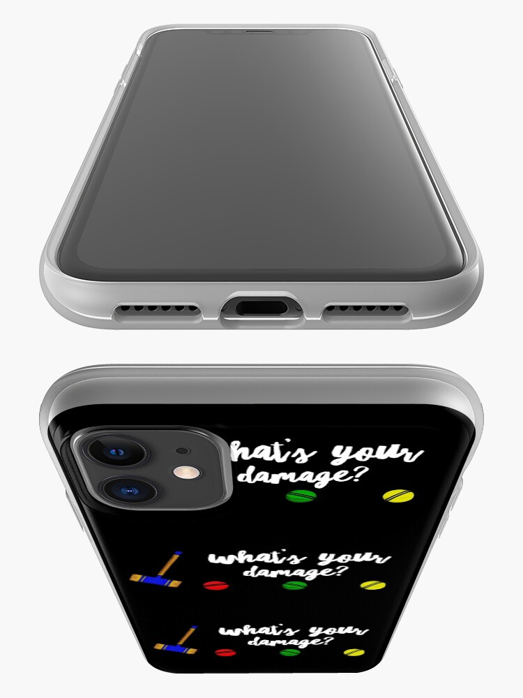 Alternate view of What’s Your Damage? iPhone Case & Cover