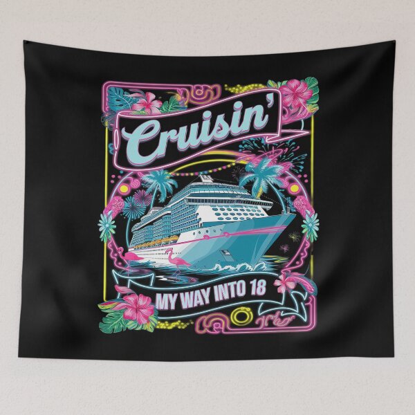 Item preview, Cruising My Way Into 18 For A 18th Birthday Cruise designed and sold by AquaKiev.