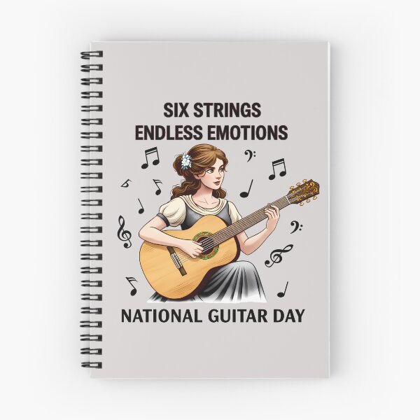 Item preview, Woman playing guitar – National Guitar Day designed and sold by Art-Arcade6.
