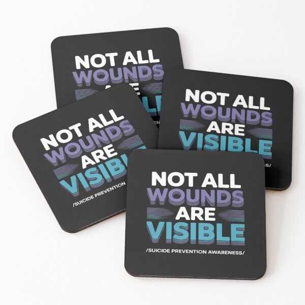 Item preview, Not All Wounds Are Visible Suicide Prevention Awareness Day 2 designed and sold by trinfhri.