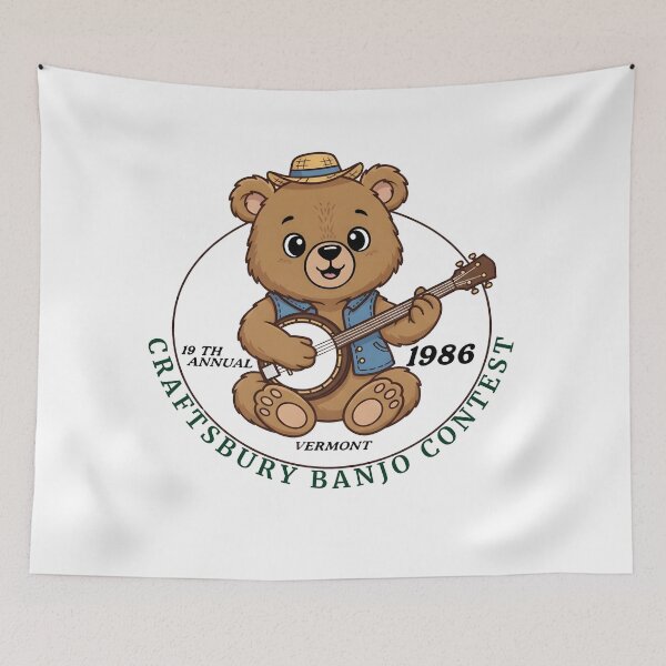 Item preview, Craftsbury Banjo Contest 1986 Cute Bear designed and sold by TeddybearClub.