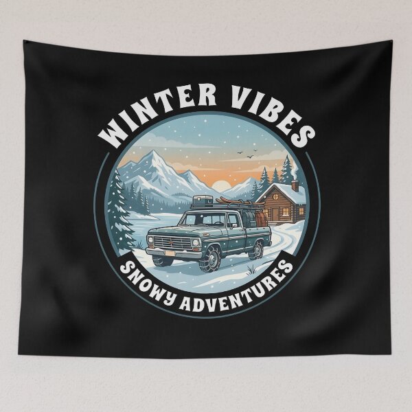 Item preview, Winter Vibes – Snowy Adventures Winter Travel Adventure Design designed and sold by Axivra.