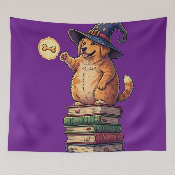 Item preview, Magical Wizard Dog Summoning a doggone designed and sold by unthinkabletees.