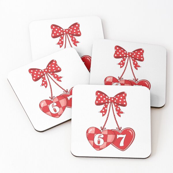Item preview, Cute Valentine Hearts Countdown Bow Illustration designed and sold by Maniutek.