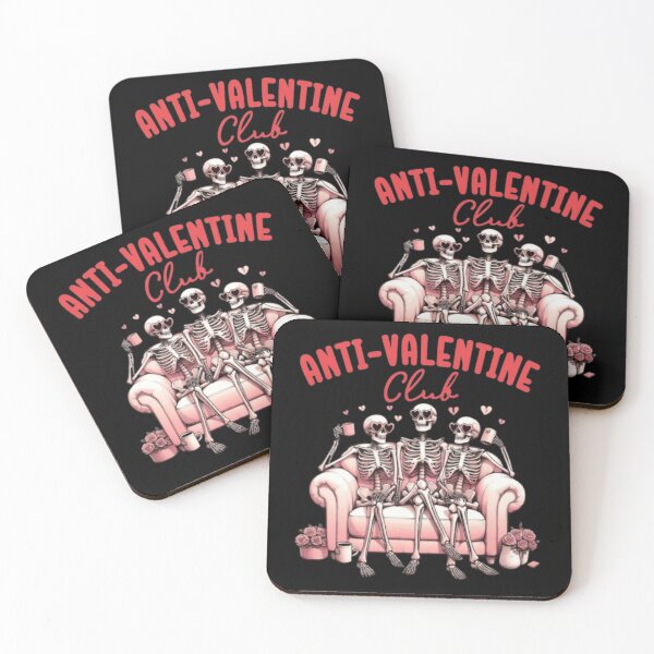 Item preview,  Anti-Valentine's Club Day Funny Valentines Day designed and sold by Thread&Fable.
