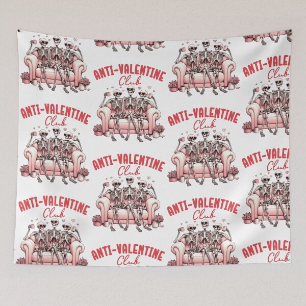 Item preview,  Anti-Valentine's Club Day Funny Valentines Day designed and sold by Thread&Fable.