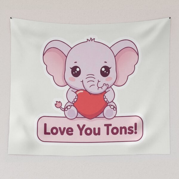 Item preview, Kawaii Lucky Cat Purr-fectly Loved Valentine Sticker designed and sold by arup7980.