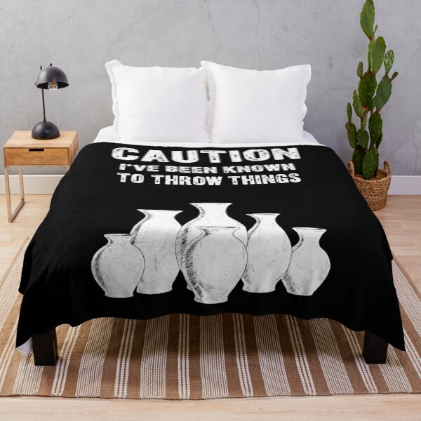Item preview, Caution I've Been Known To Throw Things designed and sold by DoodleUrban.