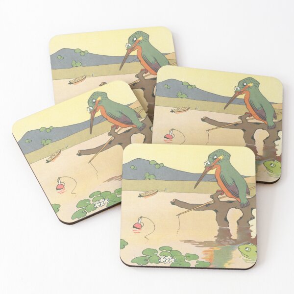 Item preview, Elisabeth Schellbach Fishing Kingfisher  designed and sold by HiddenWalnuts.