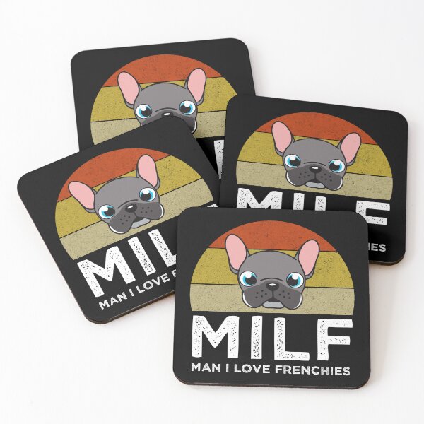 Item preview, MILF - Man I Love Frenchies. designed and sold by Cat Lady Designs.