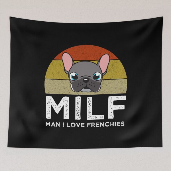 Item preview, MILF - Man I Love Frenchies. designed and sold by Cat Lady Designs.