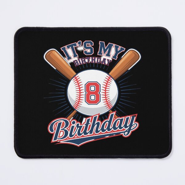 Item preview, Kids 8th Baseball Birthday Party Boys Sport Fan 8 Years Old designed and sold by MythWoot.