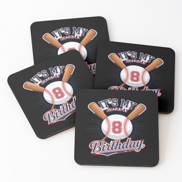 Item preview, Kids 8th Baseball Birthday Party Boys Sport Fan 8 Years Old  designed and sold by MythWoot.