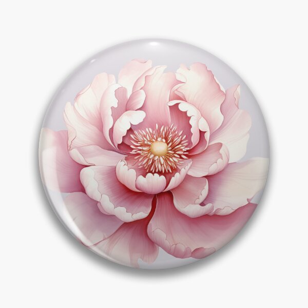 Item preview, Closeup of a Blooming Pink Peony  designed and sold by Violet Peonies.