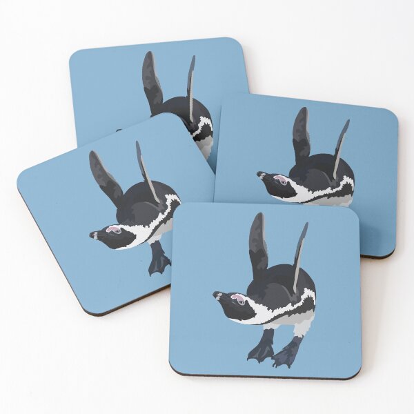 Item preview, African Penguin Illustration Wildlife Art designed and sold by PrettylittlepastelUk.