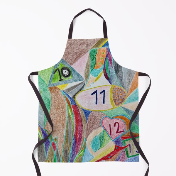 Item preview, Colorful Abstract Number Composition designed and sold by Mabocoh.