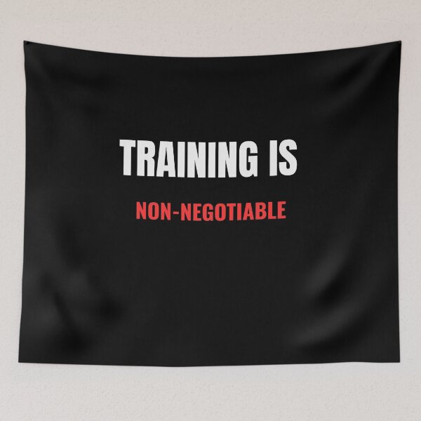 Item preview, Training Is Non Negotiable designed and sold by NatureNinja.