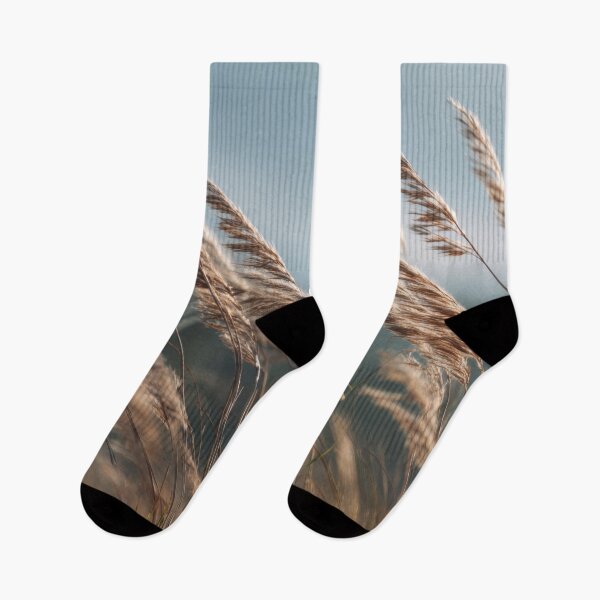 Item preview, Grass sways in the wind at sunset designed and sold by anytka.