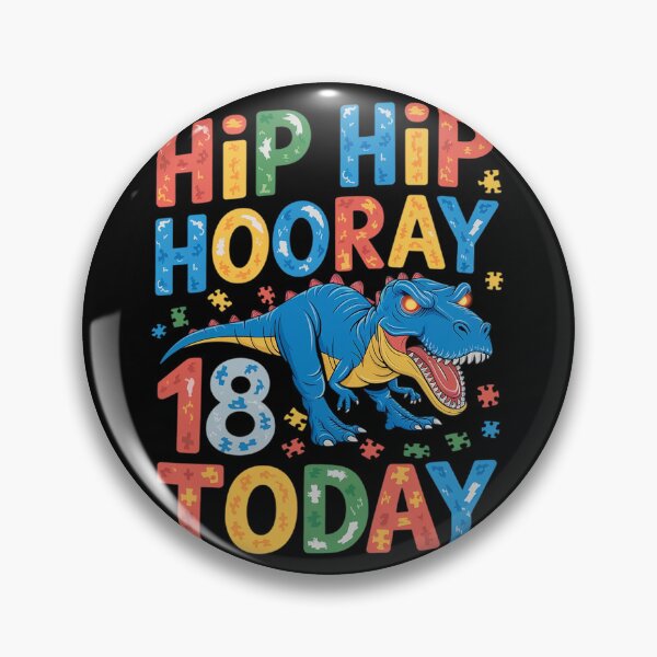 Item preview, Happy 18 Birthday 18 Year Old Autistic Autism 18th Birthday  designed and sold by PowAcademy.