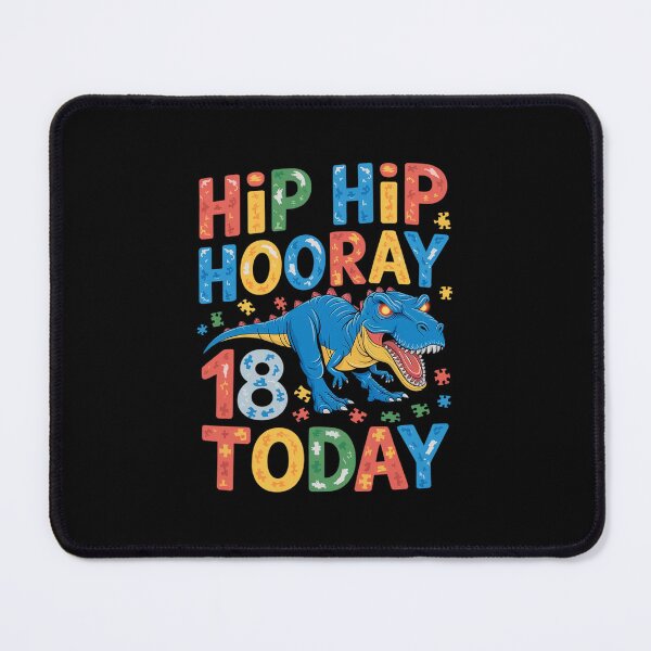 Item preview, Happy 18 Birthday 18 Year Old Autistic Autism 18th Birthday  designed and sold by PowAcademy.