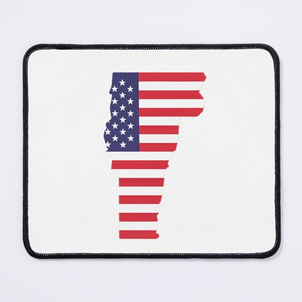 Item preview, Vermont & Stripes State Silhouette – Distressed Americana designed and sold by Paper Drip.