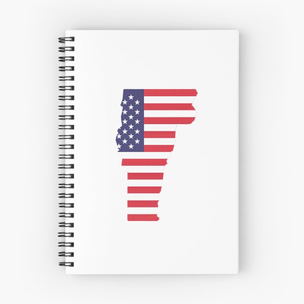 Item preview, Vermont & Stripes State Silhouette – Distressed Americana designed and sold by Paper Drip.