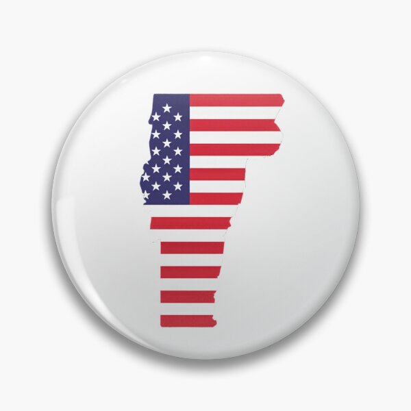 Item preview, Vermont & Stripes State Silhouette – Distressed Americana designed and sold by Paper Drip.