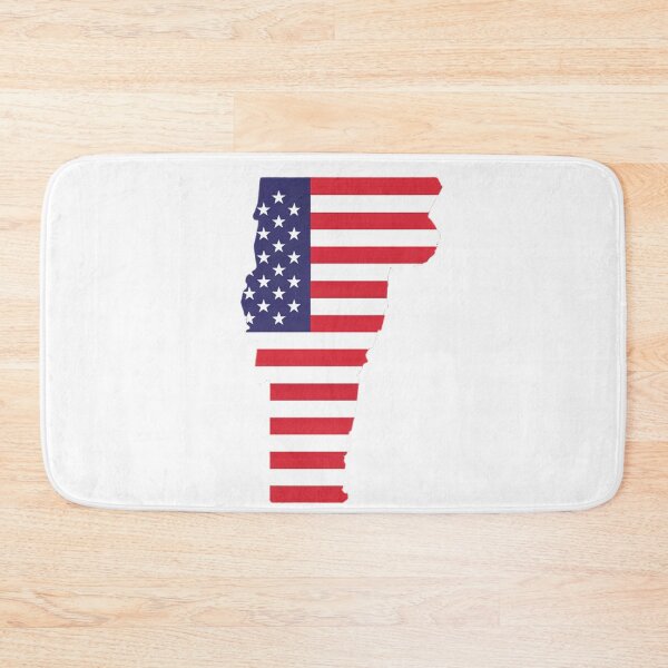 Item preview, Vermont & Stripes State Silhouette – Distressed Americana designed and sold by Paper Drip.