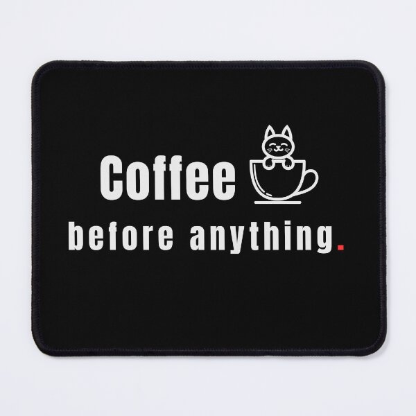 Item preview, Coffee Before Anything – Minimal Coffee Lover Quote Typography - Vintage designed and sold by MK-Charlie.