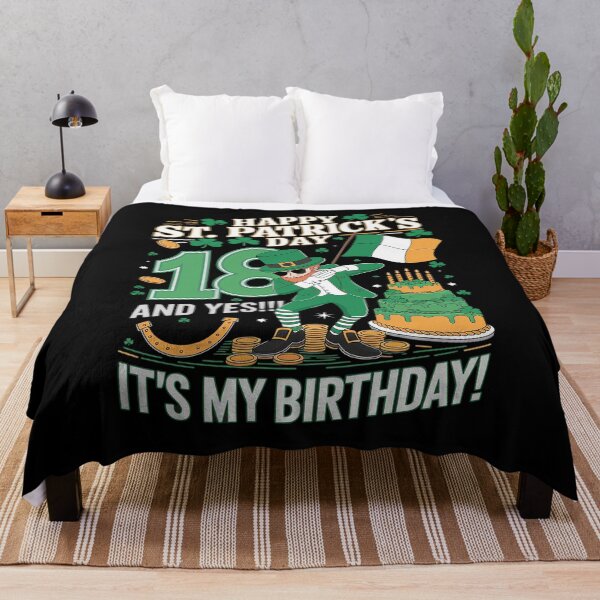 Item preview, Happy St. Patrick's Day And Yes It's My 18th Birthday Lucky designed and sold by AquaKiev.