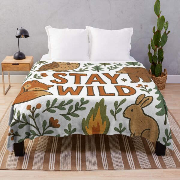 Item preview, Stay Wild Animal Art designed and sold by chromatalove.
