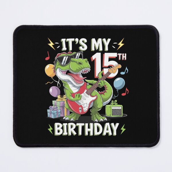 Item preview, Kids It's My 15th Birthday T-Rex 15 Year old Birthday designed and sold by MythWoot.