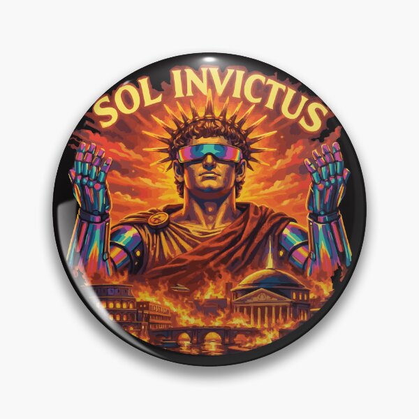 Item preview, Retro Neon Nero: Sol Invictus Burning Rome 70s Style designed and sold by Virtualstars.