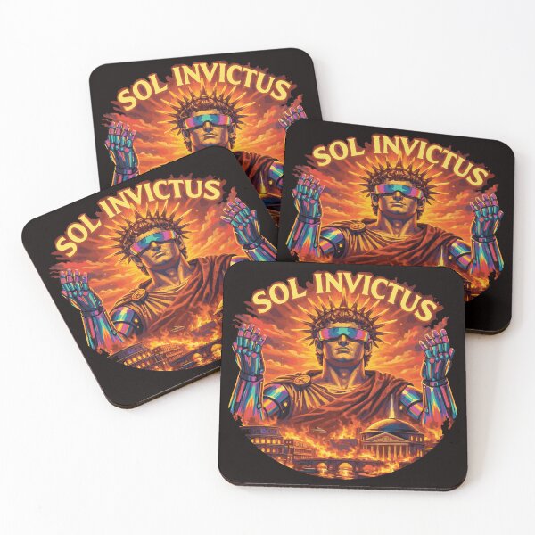 Item preview, Retro Neon Nero: Sol Invictus Burning Rome 70s Style designed and sold by Virtualstars.
