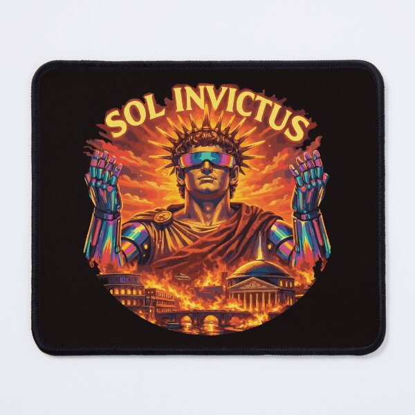 Item preview, Retro Neon Nero: Sol Invictus Burning Rome 70s Style designed and sold by Virtualstars.