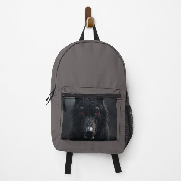 Item preview, Menacing Black Wolf Print designed and sold by NovaDigitalArt45.